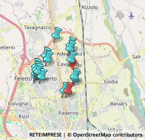 Mappa Via della Roggia, 33010 Feletto Umberto UD, Italia (1.48438)