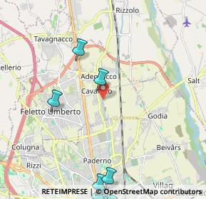 Mappa Via della Roggia, 33010 Feletto Umberto UD, Italia (3.9875)