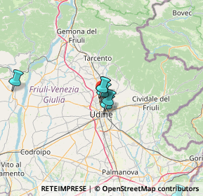 Mappa Via della Roggia, 33010 Feletto Umberto UD, Italia (34.76733)