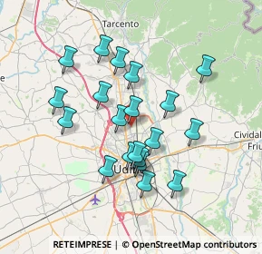 Mappa Via della Roggia, 33010 Feletto Umberto UD, Italia (6.256)