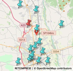 Mappa Via della Roggia, 33010 Feletto Umberto UD, Italia (4.656)