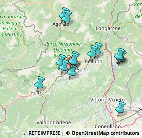 Mappa Via Cal de Messa, 32036 Belluno BL, Italia (13.00071)