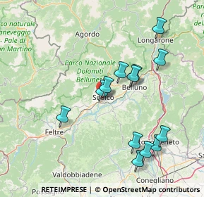 Mappa Via Cal de Messa, 32036 Belluno BL, Italia (15.2)