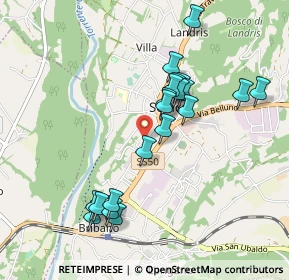 Mappa Via Cal de Messa, 32036 Belluno BL, Italia (0.88)