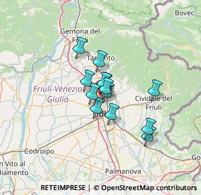 Mappa 33010 Feletto Umberto UD, Italia (8.17462)