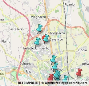 Mappa 33010 Feletto Umberto UD, Italia (2.69)