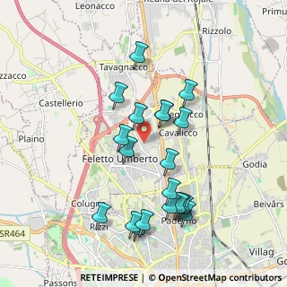 Mappa 33010 Feletto Umberto UD, Italia (1.8435)