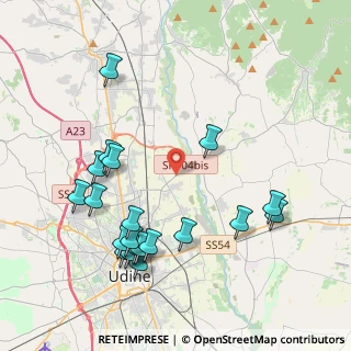 Mappa Via Cjarande, 33100 Udine UD, Italia (4.4915)