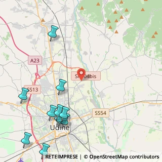Mappa Via Cjarande, 33100 Udine UD, Italia (6.19917)