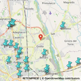 Mappa Via Cjarande, 33100 Udine UD, Italia (3.4715)