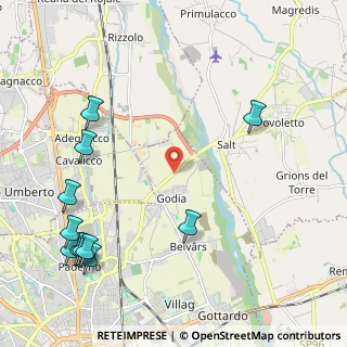 Mappa Via Cjarande, 33100 Udine UD, Italia (2.84091)
