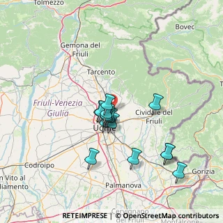 Mappa Via Cjarande, 33100 Udine UD, Italia (11.638)