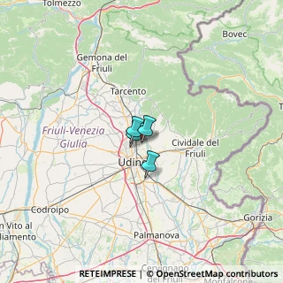 Mappa Via Cjarande, 33100 Udine UD, Italia (44.7125)