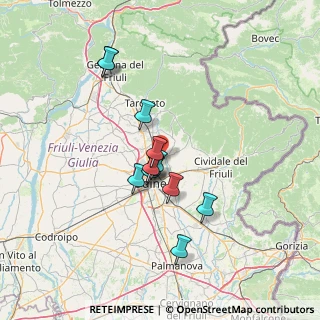 Mappa Via Cjarande, 33100 Udine UD, Italia (11.06833)