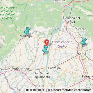 Mappa Via San Giovanni Eremita, 33097 Spilimbergo PN, Italia (50.55615)