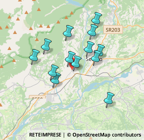 Mappa Via Ramentera, 32035 Santa Giustina BL, Italia (2.94846)