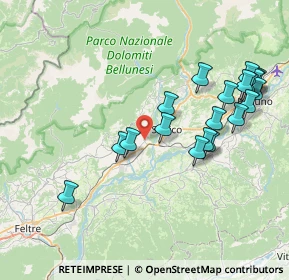 Mappa Via Ramentera, 32035 Santa Giustina BL, Italia (8.2805)