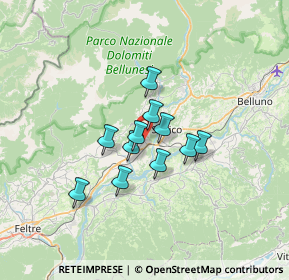 Mappa Via Ramentera, 32035 Santa Giustina BL, Italia (4.46636)