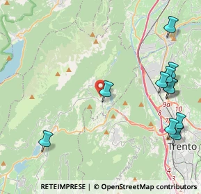 Mappa VALLELAGHI VALLELAGHI TN TN IT, 38070 Terlago TN, Italia (5.19909)