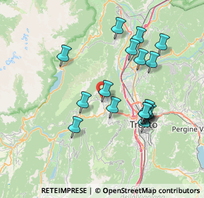 Mappa VALLELAGHI VALLELAGHI TN TN IT, 38070 Terlago TN, Italia (6.90471)