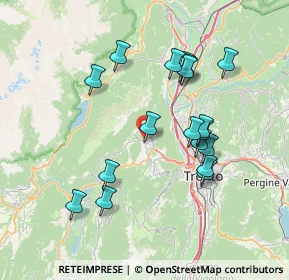 Mappa VALLELAGHI VALLELAGHI TN TN IT, 38070 Terlago TN, Italia (6.98611)