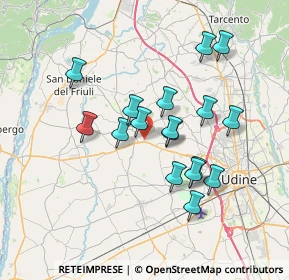 Mappa Via Braida Calligaris, 33034 Fagagna UD, Italia (6.24176)