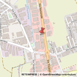 Mappa Via Nazionale, 11, 33010 Tavagnacco, Udine (Friuli-Venezia Giulia)