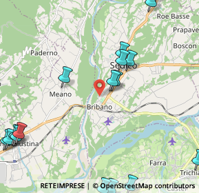 Mappa Via Panoramica, 32036 Sedico BL, Italia (2.98882)