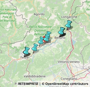 Mappa Via Panoramica, 32036 Sedico BL, Italia (11.56938)