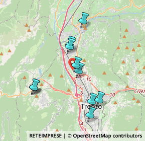 Mappa Via G. Caproni, 38121 Trento TN, Italia (3.57727)