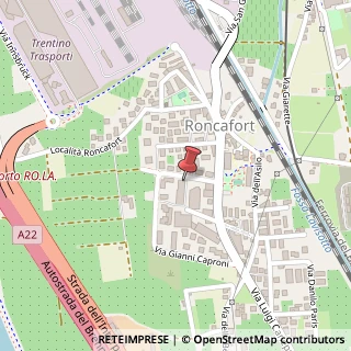 Mappa Via G. Caproni, 9, 38121 Trento, Trento (Trentino-Alto Adige)