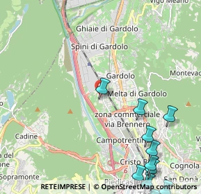 Mappa Via G. Caproni, 38121 Trento TN, Italia (3.28)