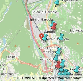 Mappa Via G. Caproni, 38121 Trento TN, Italia (3.2)