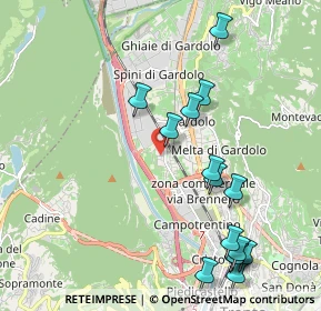 Mappa Via G. Caproni, 38121 Trento TN, Italia (2.30667)