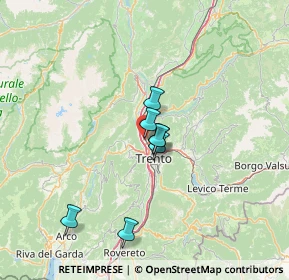 Mappa Via G. Caproni, 38121 Trento TN, Italia (23.47818)