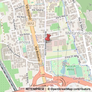 Mappa Via IV Novembre, 93, 38121 Trento, Italia, 38121 Trento, Trento (Trentino-Alto Adige)