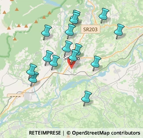 Mappa Via G. Segusini, 32036 Sedico BL, Italia (3.468)