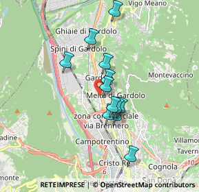 Mappa Via Avisio, 38121 Trento TN, Italia (1.34)