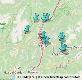 Mappa Via Avisio, 38121 Trento TN, Italia (11.54091)