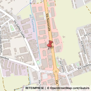 Mappa Via Nazionale, 11, 33010 Tavagnacco, Udine (Friuli-Venezia Giulia)