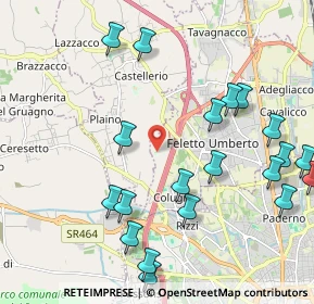 Mappa Unnamed Road, 33010 Tavagnacco UD, Italia (2.4325)