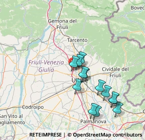 Mappa Unnamed Road, 33010 Tavagnacco UD, Italia (13.92385)