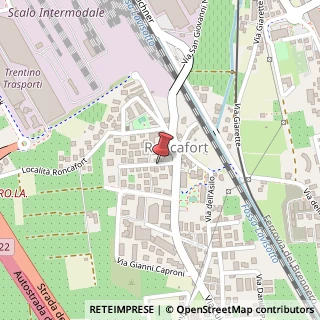 Mappa Via Luigi Caneppele, 20/4, 38121 Trento, Trento (Trentino-Alto Adige)