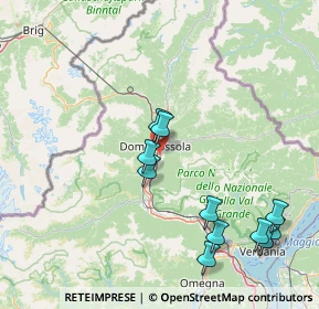 Mappa Via dell’Artigianato, 28845 Domodossola VB, Italia (17.07273)