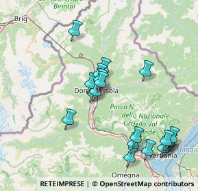 Mappa Via dell’Artigianato, 28845 Domodossola VB, Italia (16.0705)