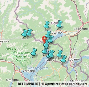 Mappa S.da Statale 34 del Lago Maggiore, 28822 Cannobio VB, Italia (10.72214)