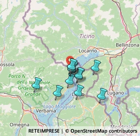 Mappa S.da Statale 34 del Lago Maggiore, 28822 Cannobio VB, Italia (9.70583)