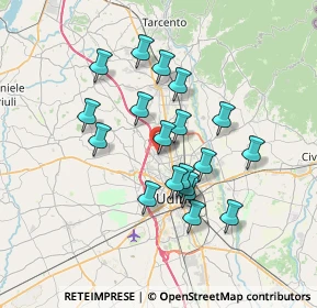 Mappa Piazza Indipendenza, 33010 Tavagnacco UD, Italia (5.94316)