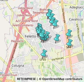 Mappa Piazza Indipendenza, 33010 Tavagnacco UD, Italia (0.539)