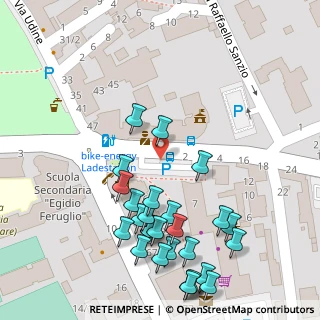 Mappa Pediatra.romanello@gmail.com, 33010 Feletto Umberto UD, Italia (0.07778)